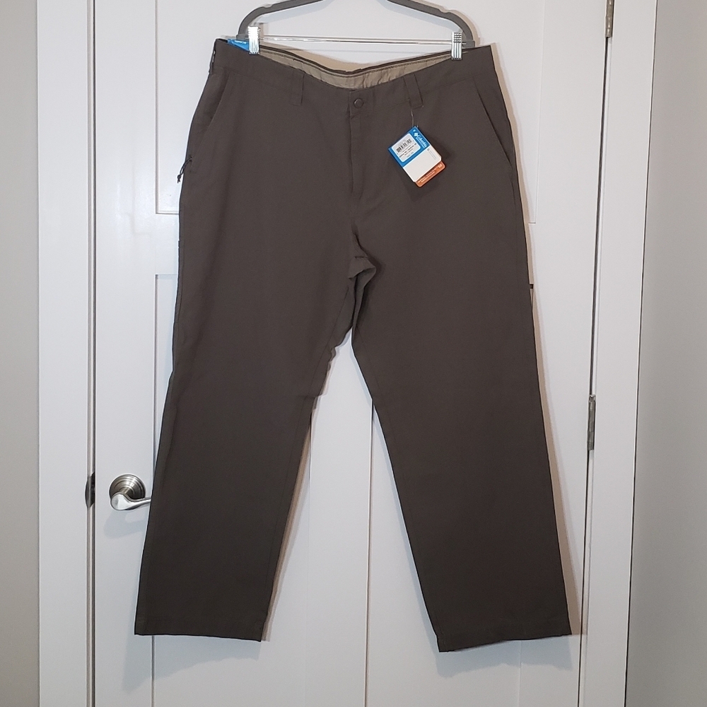 Columbia Hiking Pants Outdoor Army Green Size 42 New With Tags Hgh Rise